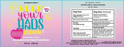 keep your hands clean hand sanitizer strawberry scented 236 ml 65vv.jpg image description - keep your hands clean hand sanitizer strawberry scented 236 ml 65vv